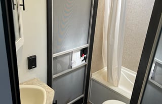 Fun Semi Modern Travel Trailer