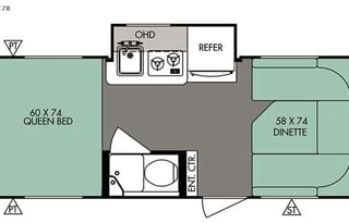 20 ft. 2014 Forest River R pod 178