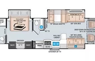 2019 Thor Motor Coach Aria 3901