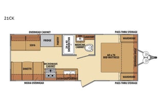 2019 Shasta RVs Shasta 21CK