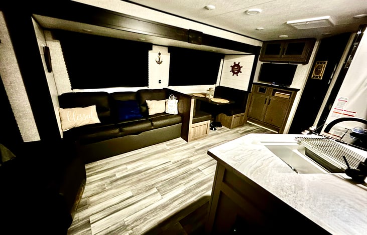 Open concept living area