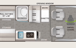 Fully Loaded Pet Friendly Sleeps 4 with AC!