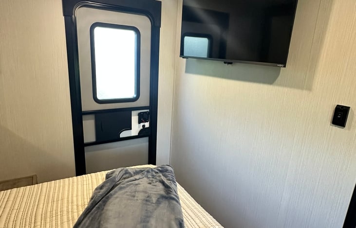 Seperate door in master bedroom