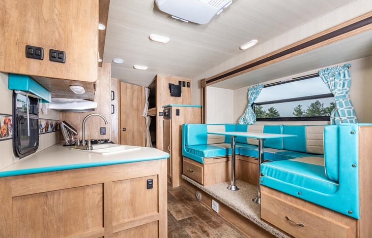 Comfortable seating for family game night!