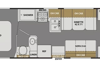 SNACKS-NAPS-MAPS! 2019 Coachmen RV Freelander 27QB