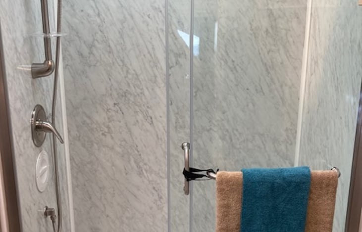 Residential size shower