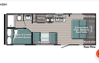 2022 Gulf Stream Coach Ameri lite 248BH