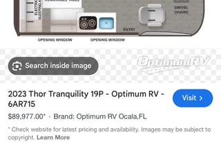 2023 Thor Motor Coach Tranquility 19P