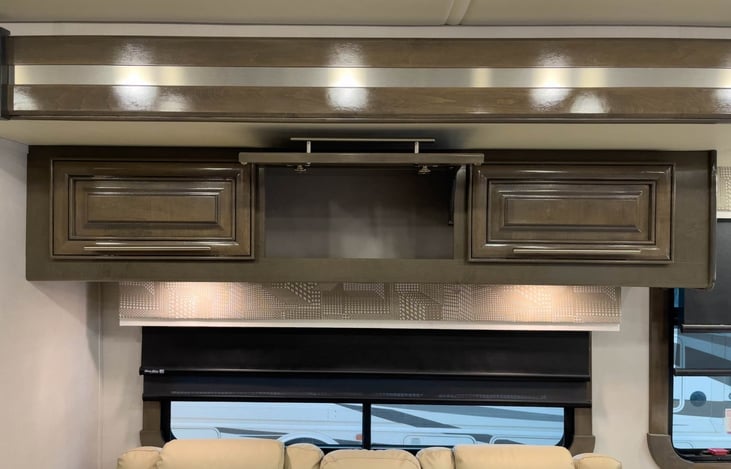 storage above primary bed.