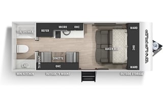 2021 21' Wolf Pup model16FQ