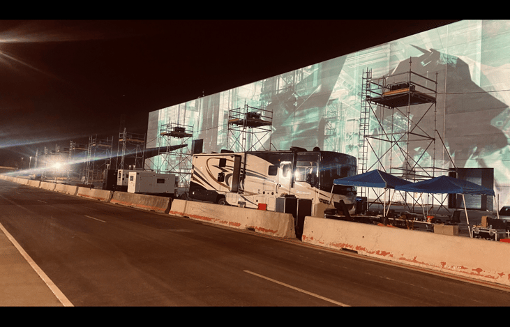 Tesla Grand Opening Backstage