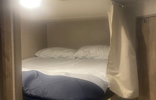 Queen privacy with extra sleeping capacity!