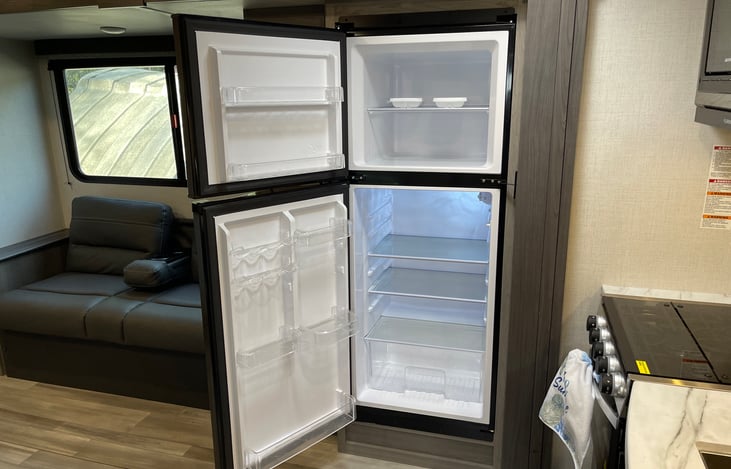 Indoor large indoor refrigerator.