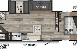 2021 KZ Sportsmen SE 271 BHKSE