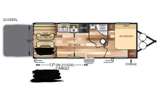 2019 Forest River RV Salem Cruise Lite 211SSXL