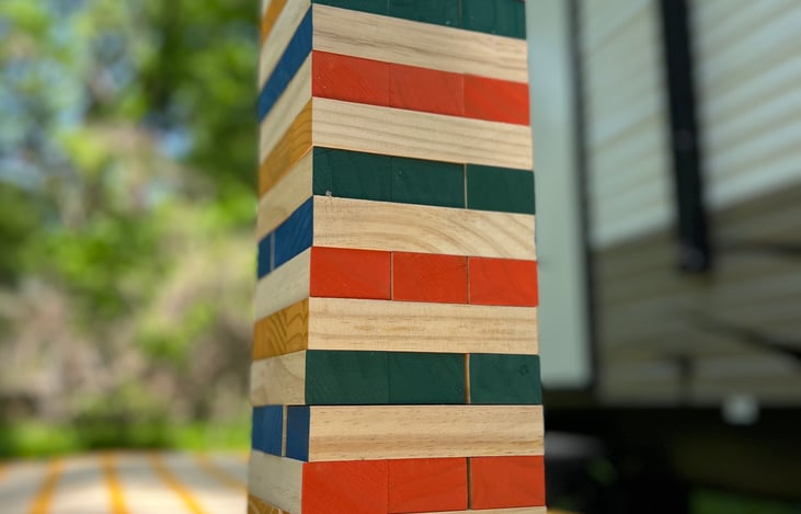 Large table top jenga