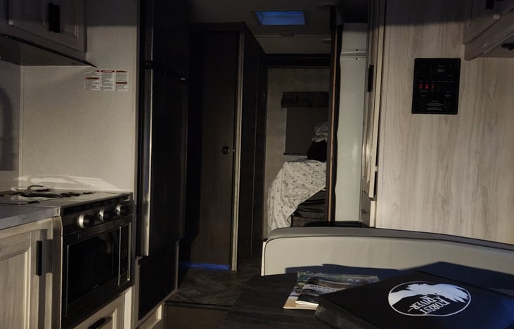 Plenty of room inside the rv
