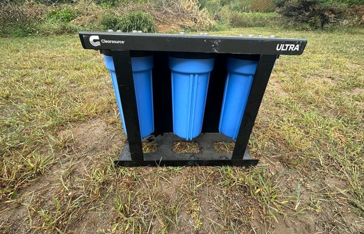 This is the 3 Stage water purification system that the RV is hooked up to. That way your drinking water will be better than what you have at home!