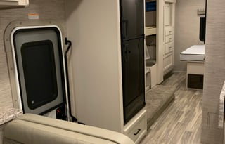 We call it glamping and dogs are allowed.