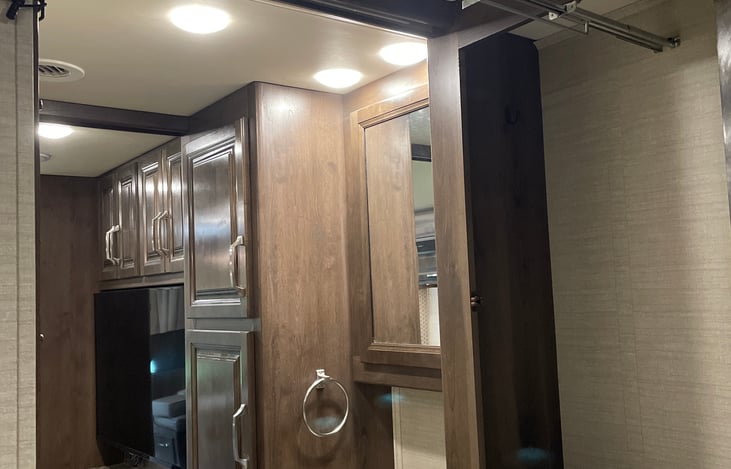 Closet and bathroom sink