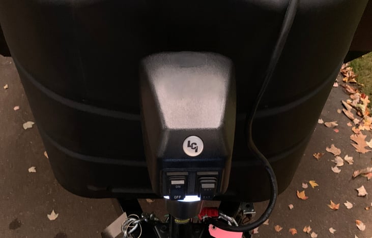 Powered hitch stand.