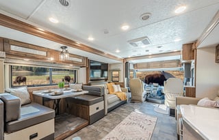Luxury 2021 Coachmen Mirada Can Sleep up to 7 adults or 8 with kids.