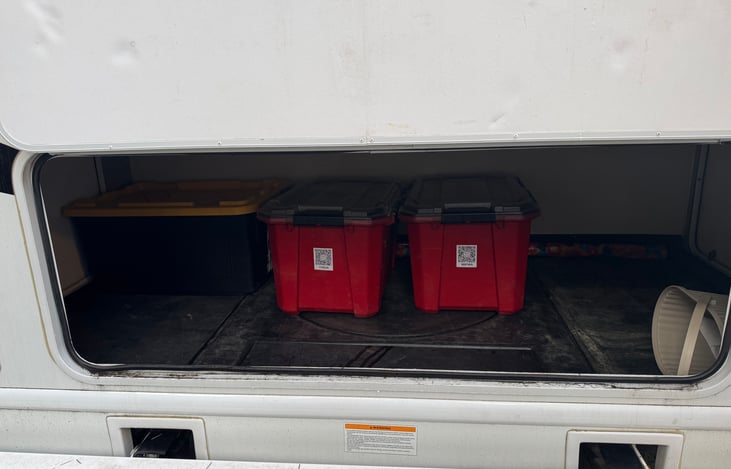 Large pass through storage!