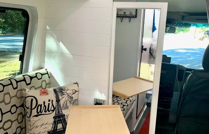 Removable table & tall mirror