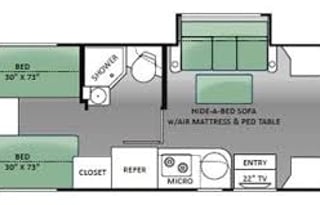 2015 Thor Four Winds Siesta 24SR Mercedes Benz