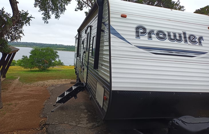 Beautiful Lake Georgetown in the background at both Cedar Break Park and Jim Hogg Park