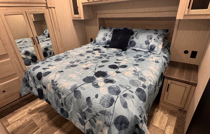 Master bedroom.  Photo taken from hallway.