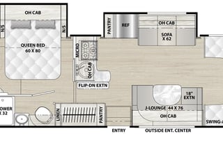 Modern Family Suite Basecamp 26'CrossTrail Class C