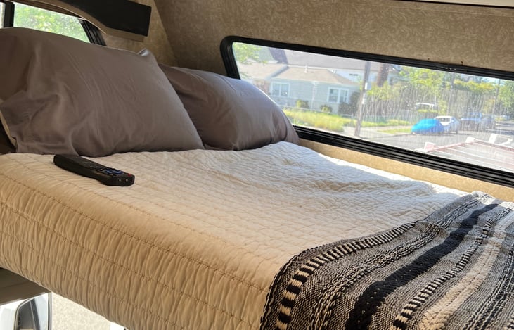 Over the cab queen bed