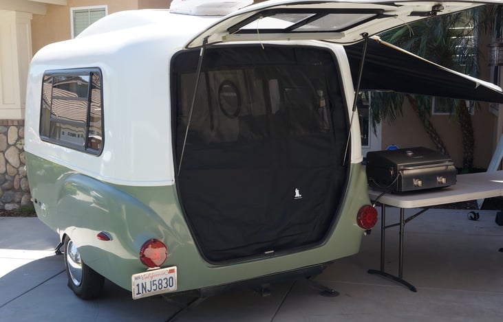 Use the net to keep the bugs out and get fresh air