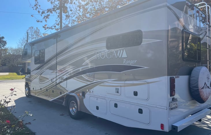 Don't let the shine fool you, she's no stranger to the elements. We clean her, top to bottom, before every adventure!