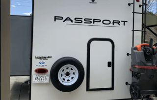 Sporty Little Giant Keystone RV Passport sleeps 7