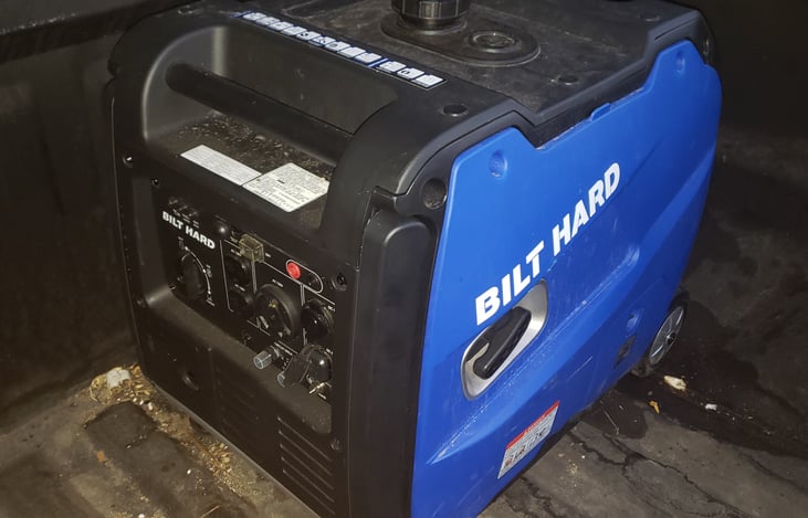 Generator for rent $25/night that will run the A/C.