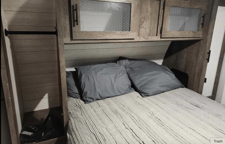 Lots of extra storage in the master bedroom. Also includes smart tv & dvd player.