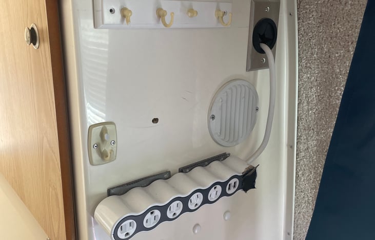 Plenty of outlets for your electronics and gear!