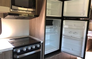 Fun AND Games in a comfy towable land yacht!