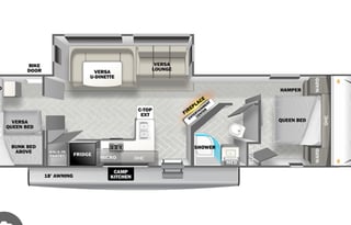 Spacious TWO Bedroom Home Away From Home-Bunkhouse