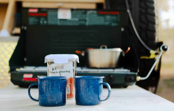 Coffee and compliments included