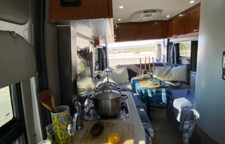 Luxury Camper Van | King Bed, Bathroom, Generator