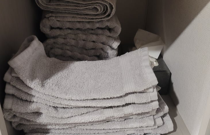 fresh towels