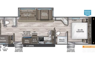 TRANSCEND BH -QUAD BUNKS, 1.5 BATHS, OUTDOOR KITCH