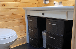 Retro Trailer "Big Red" in Mystic,  Delivery Only