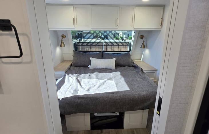 Private King size bed