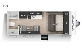 2022 Forest River RV Cherokee Wolf Pup 16Fq