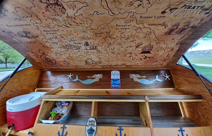 Pirates, mermaids and pirate maps, Ahoy Matey! You may even spot a bigfoot or two...