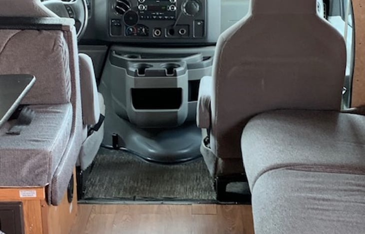 Interior facing forward